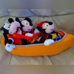 Disney Characters in Kayak